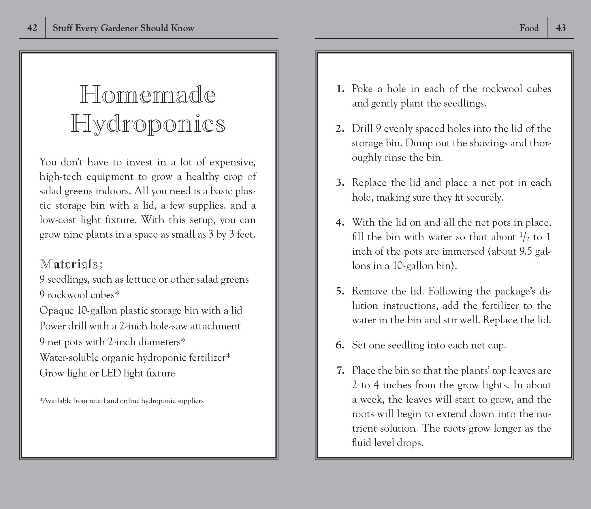 Stuff Every Gardener Should Know (Book)