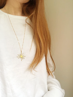 Britte Satelitte Starburst Necklace