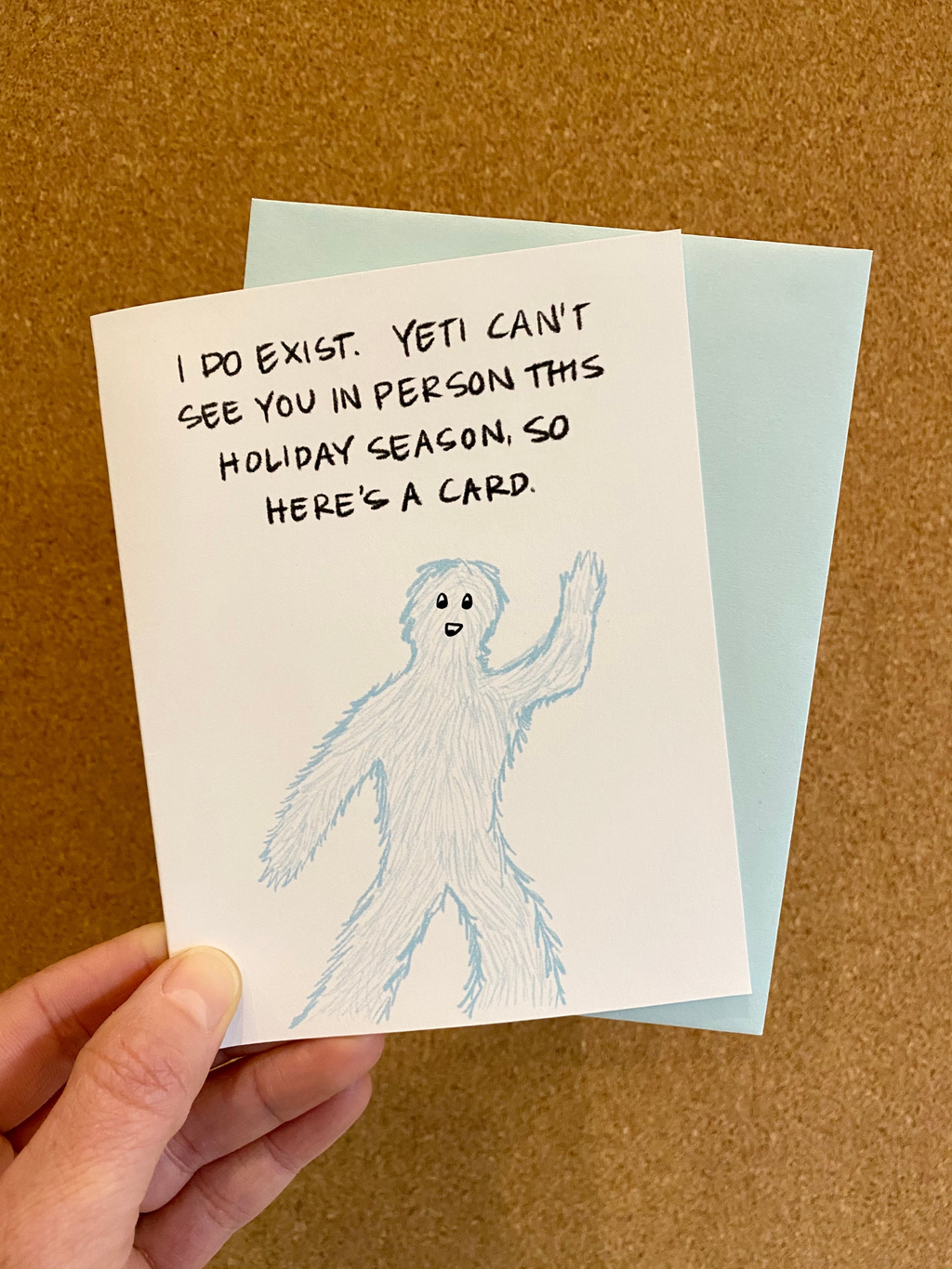 Yeti Holiday Greeting Card