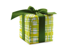Yellow Plaid Wrapping Paper