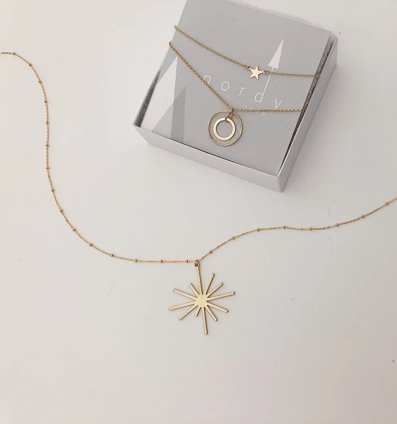 Britte Satelitte Starburst Necklace