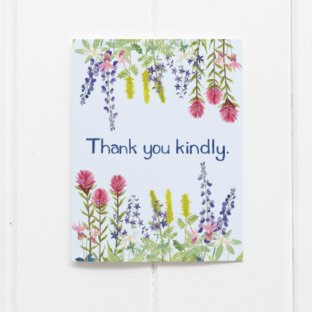 Thank You Kindly Greeting Card