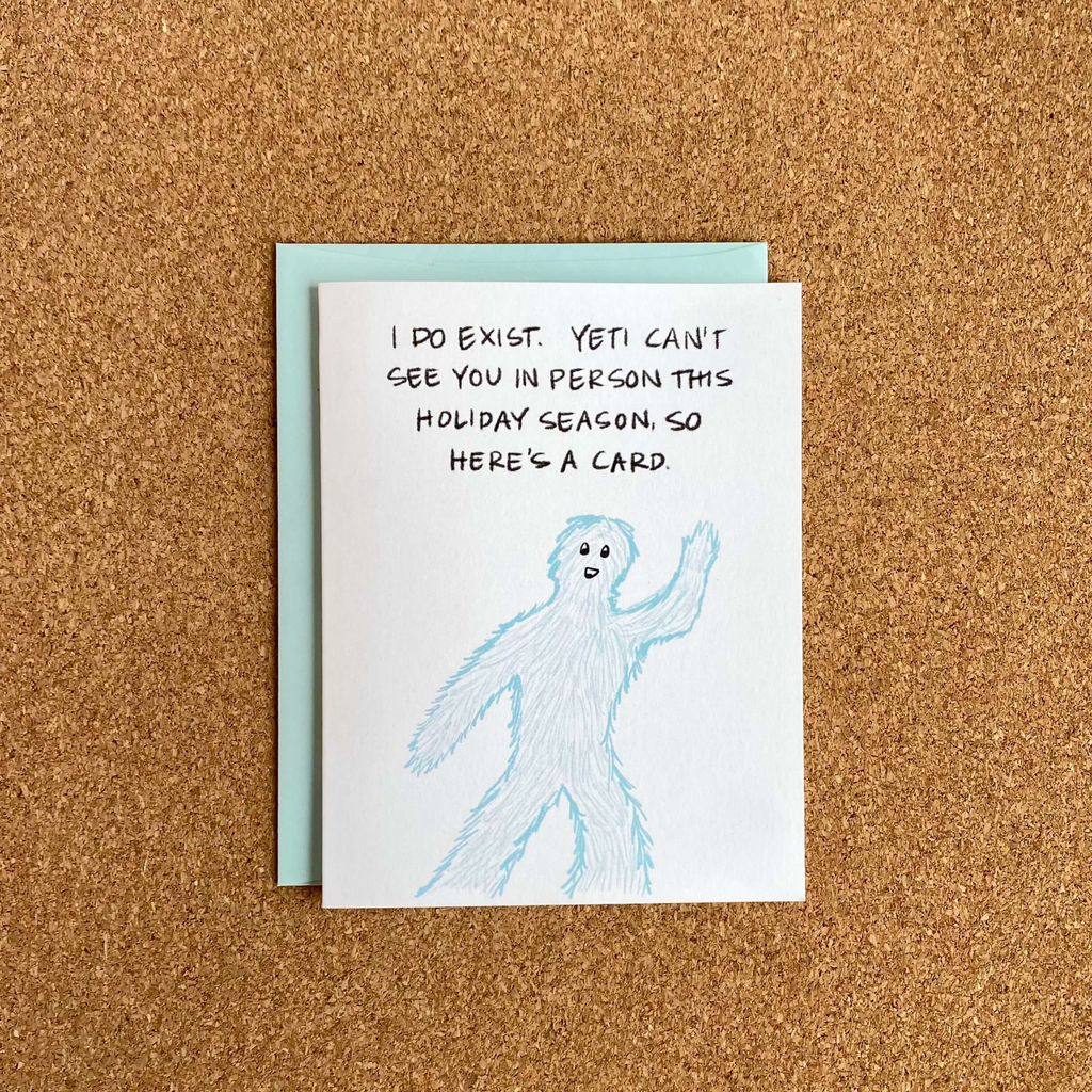 Yeti Holiday Greeting Card