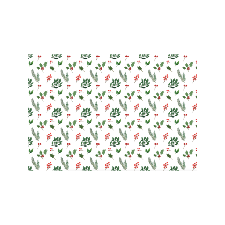 Winter Plants Wrapping Paper