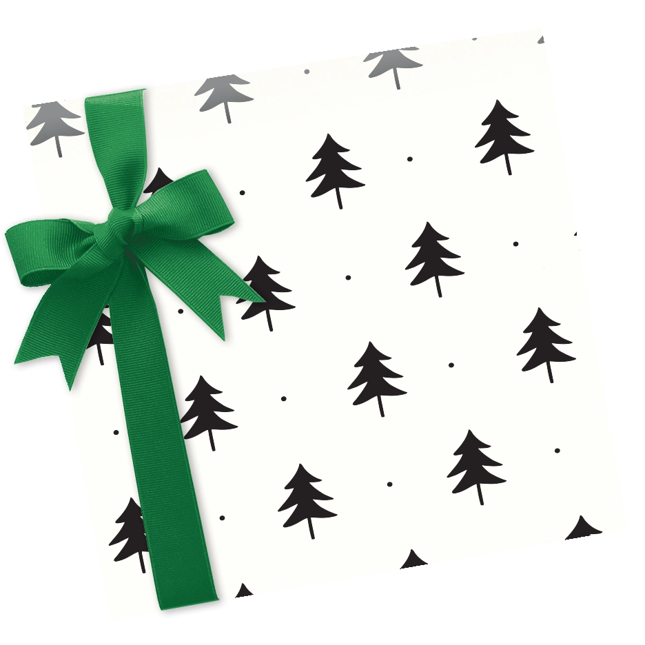 Triangle Trees Wrapping Paper