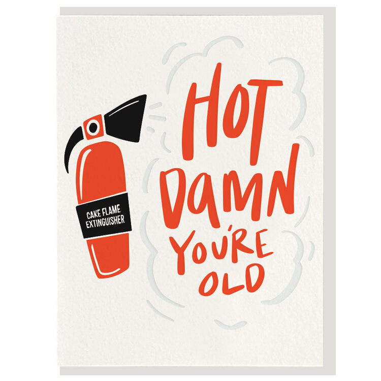 Hot Damn Greeting Card