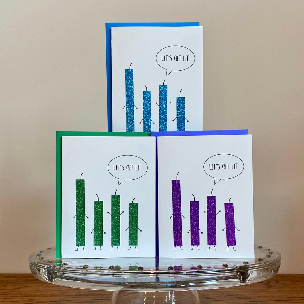 Let's Get Lit Greeting Card