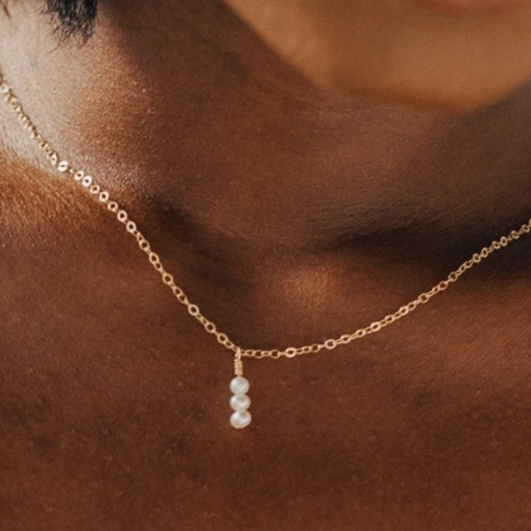 Freshwater Pearl Drop Necklace