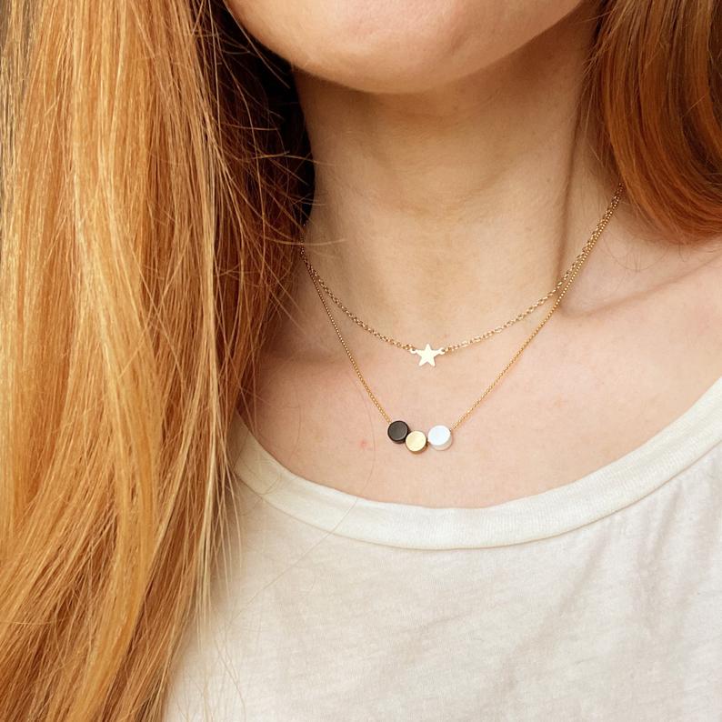 Niale Together Dot Necklace