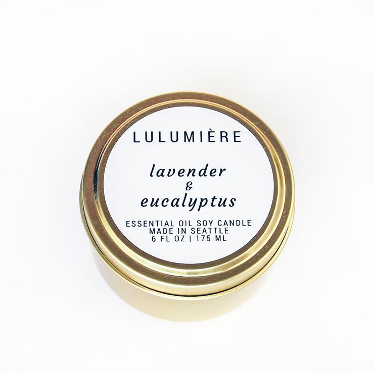 Lavender & Eucalyptus Tin Candle
