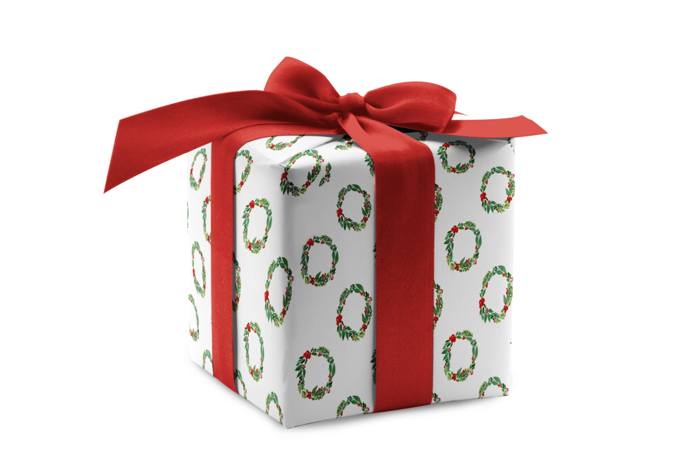 Wreaths Wrapping Paper