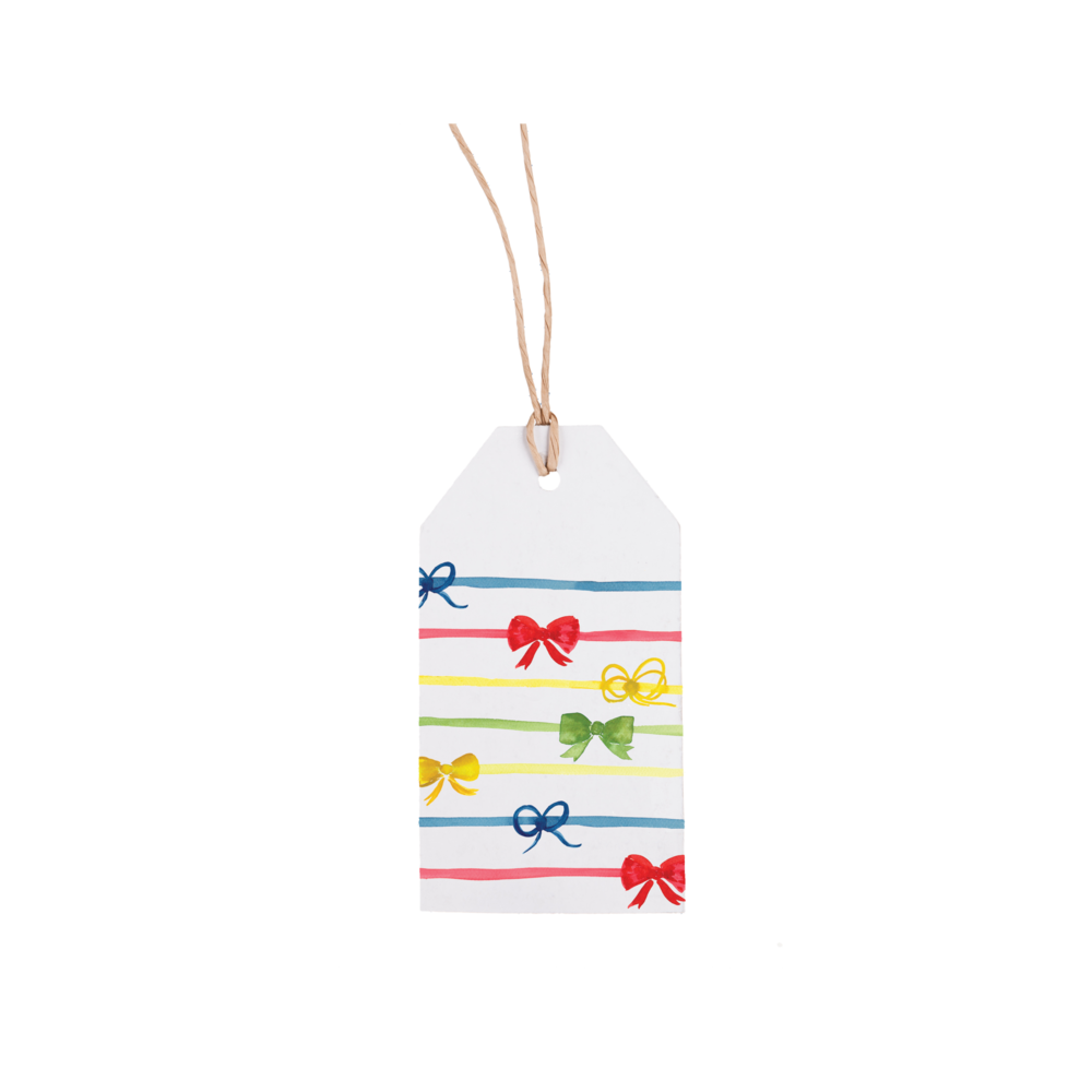 Bows on Ribbon Gift Tags