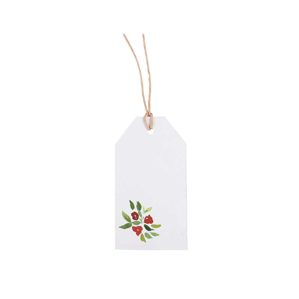 Winter Flowers Gift Tags