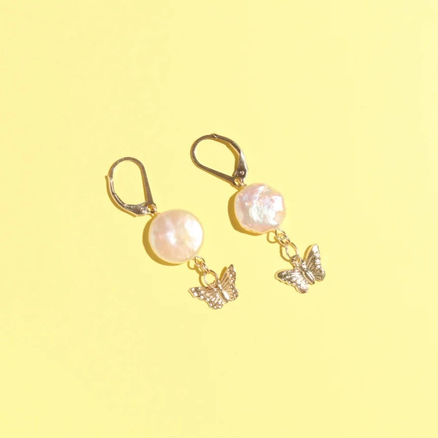 Mariposa Pearl Earrings